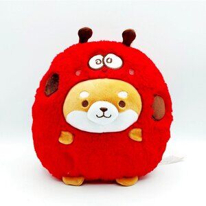 Miniso Mini Family Insect Red Plush Stuffed Toy Dressed In Ladybug Costume 9"